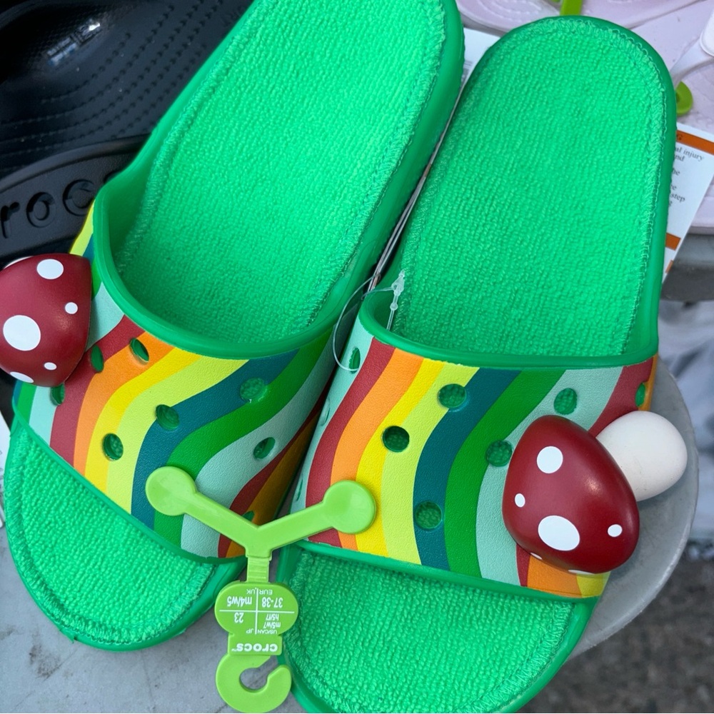 Crocs Classic Pokemon 2 Clog Slides Mushroom Women’s 7